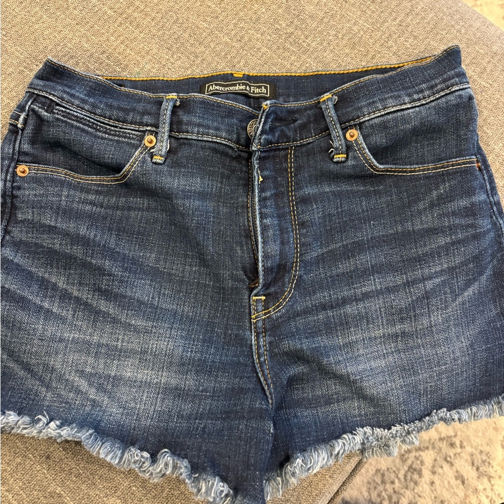 Abercrombie & Fitch Blue Jean Shorts